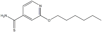 2-(hexyloxy)pyridine-4-carbothioamide Structure