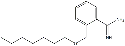 2-[(heptyloxy)methyl]benzene-1-carboximidamide Structure