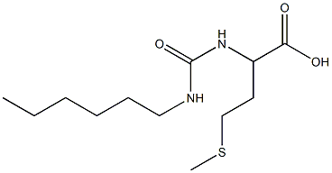 2-[(hexylcarbamoyl)amino]-4-(methylsulfanyl)butanoic acid|