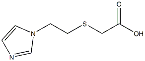 2-{[2-(1H-imidazol-1-yl)ethyl]sulfanyl}acetic acid Structure