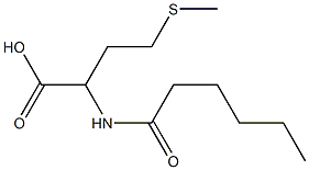 2-hexanamido-4-(methylsulfanyl)butanoic acid