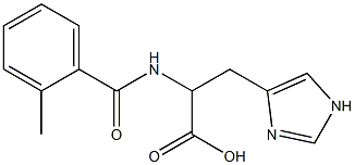 3-(1H-imidazol-4-yl)-2-[(2-methylbenzoyl)amino]propanoic acid