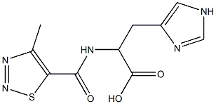 3-(1H-imidazol-4-yl)-2-[(4-methyl-1,2,3-thiadiazol-5-yl)formamido]propanoic acid