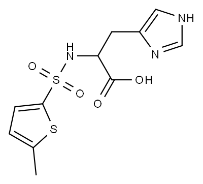3-(1H-imidazol-4-yl)-2-[(5-methylthiophene-2-)sulfonamido]propanoic acid