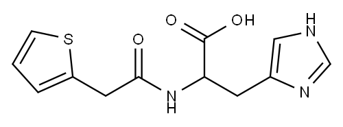 3-(1H-imidazol-4-yl)-2-[(thien-2-ylacetyl)amino]propanoic acid|