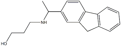 3-{[1-(9H-fluoren-2-yl)ethyl]amino}propan-1-ol