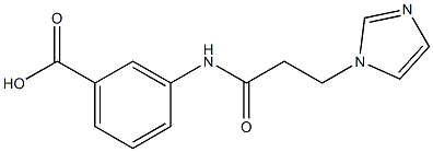 3-{[3-(1H-imidazol-1-yl)propanoyl]amino}benzoic acid