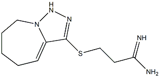 3-{5H,6H,7H,8H,9H-[1,2,4]triazolo[3,4-a]azepin-3-ylsulfanyl}propanimidamide