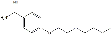 4-(heptyloxy)benzene-1-carboximidamide 结构式