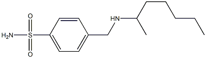 4-[(heptan-2-ylamino)methyl]benzene-1-sulfonamide