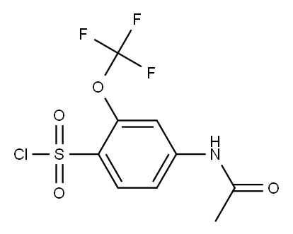 4-acetamido-2-(trifluoromethoxy)benzene-1-sulfonyl chloride