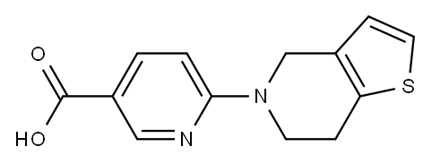6-{4H,5H,6H,7H-thieno[3,2-c]pyridin-5-yl}pyridine-3-carboxylic acid