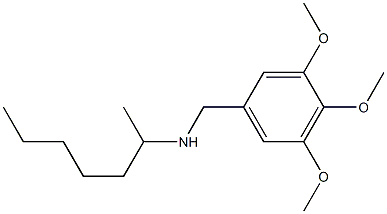heptan-2-yl[(3,4,5-trimethoxyphenyl)methyl]amine