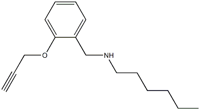 hexyl({[2-(prop-2-yn-1-yloxy)phenyl]methyl})amine