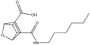 3-[(hexylamino)carbonyl]-7-oxabicyclo[2.2.1]hept-5-ene-2-carboxylic acid|
