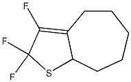2,4,5,6,7,8-Hexahydro-2,2,3-trifluoro-8aH-cyclohepta[b]thiophene Structure