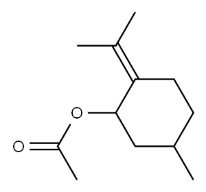 Acetic acid p-menth-4(8)-en-3-yl ester