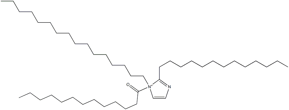 1-Hexadecyl-1-tridecanoyl-2-tridecyl-1H-imidazol-1-ium|