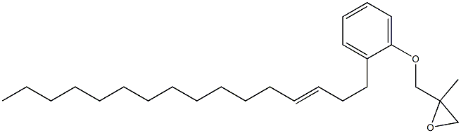 2-(3-Hexadecenyl)phenyl 2-methylglycidyl ether Structure