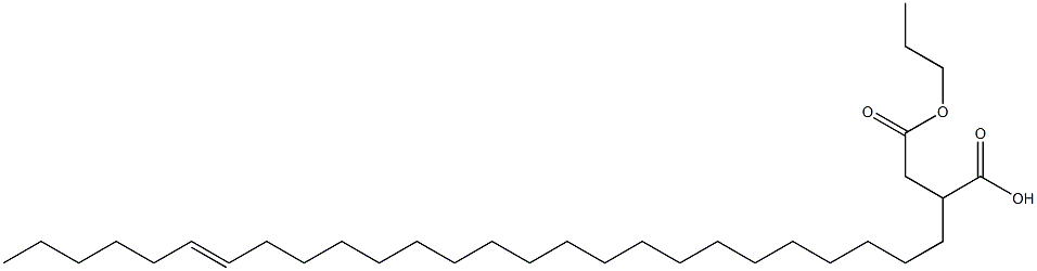 2-(20-Hexacosenyl)succinic acid 1-hydrogen 4-propyl ester Structure