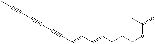 Acetic acid tetradeca-4,6-diene-8,10,12-triyn-1-yl ester