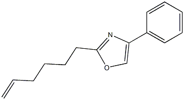 2-(5-Hexenyl)-4-phenyloxazole Structure