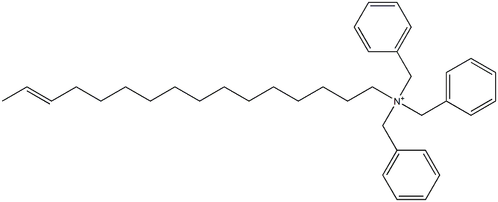 (14-Hexadecenyl)tribenzylaminium 结构式