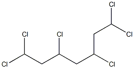 1,1,3,5,7,7-Hexachloroheptane Structure