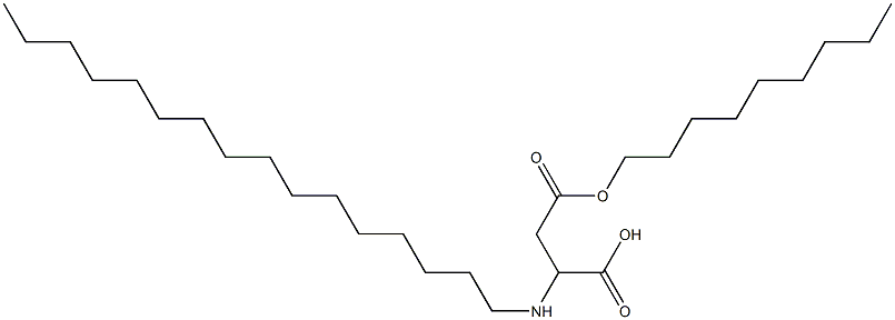 2-Hexadecylamino-3-(nonyloxycarbonyl)propionic acid