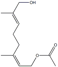 Acetic acid (2Z)-8-hydroxy-3,7-dimethyl-2,6-octadienyl ester