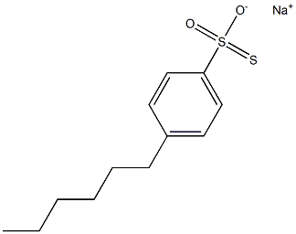 4-Hexylbenzenesulfonothioic acid sodium salt