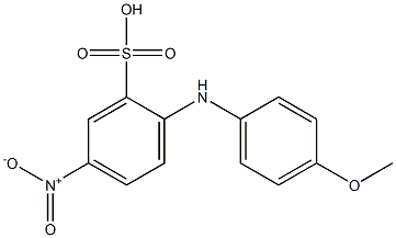 2-(p-Anisidino)-5-nitrobenzenesulfonic acid
