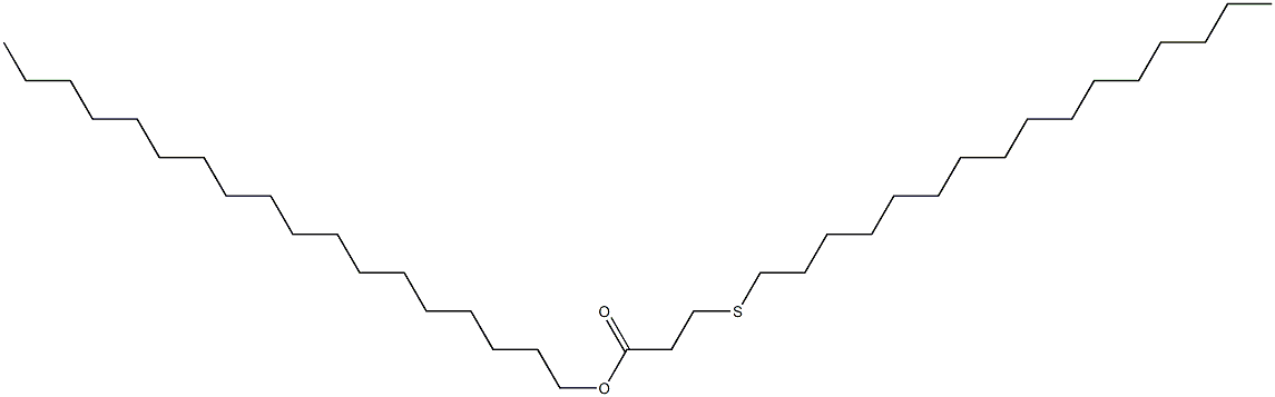 3-(Hexadecylthio)propionic acid octadecyl ester Structure