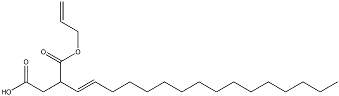 3-(1-Hexadecenyl)succinic acid 1-hydrogen 4-allyl ester Structure