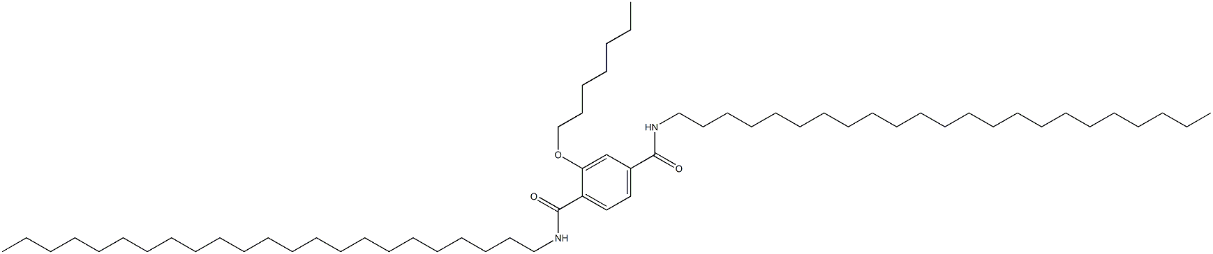 2-(Heptyloxy)-N,N'-ditricosylterephthalamide Structure