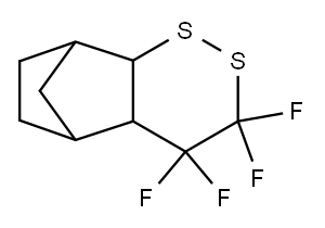 3,4,4a,5,6,7,8,8a-Octahydro-3,3,4,4-tetrafluoro-5,8-methano-1,2-benzodithiin