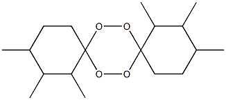 1,2,3,10,11,12-Hexamethyl-7,8,15,16-tetraoxadispiro[5.2.5.2]hexadecane Structure