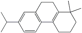 1,2,3,4,9,10-Hexahydro-7-isopropyl-1,1-dimethylphenanthrene 结构式