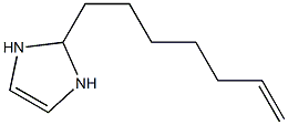2-(6-Heptenyl)-4-imidazoline 结构式