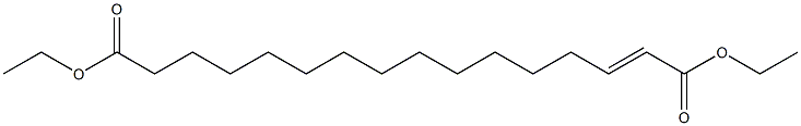 14-Hexadecenedioic acid diethyl ester Structure