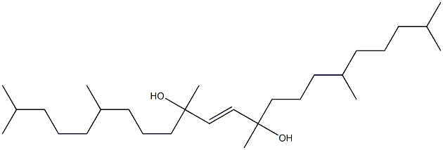2,6,10,13,17,21-Hexamethyl-11-docosene-10,13-diol Structure