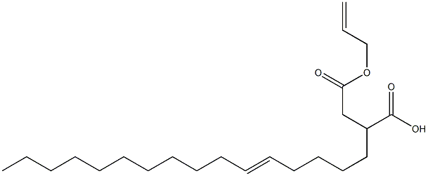 2-(5-Hexadecenyl)succinic acid 1-hydrogen 4-allyl ester Structure