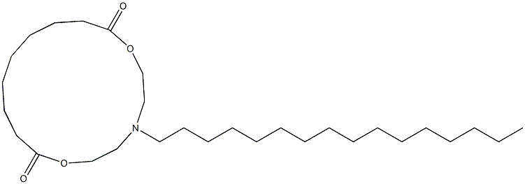 5-Hexadecyl-5-aza-2,8-dioxacyclohexadecane-1,9-dione|