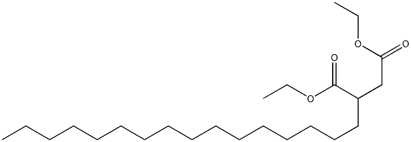 2-Hexadecylsuccinic acid diethyl ester Structure