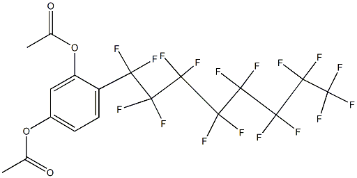 4-(Heptadecafluorooctyl)benzene-1,3-diol diacetate