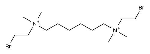 Hexamethylenebis[(2-bromoethyl)dimethylaminium]