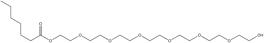 Heptanoic acid 2-[2-[2-[2-[2-[2-(2-hydroxyethoxy)ethoxy]ethoxy]ethoxy]ethoxy]ethoxy]ethyl ester