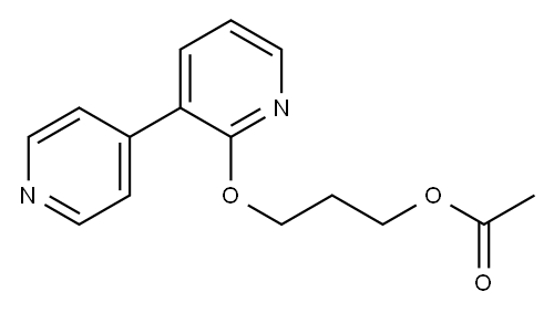 Acetic acid 3-[(3,4'-bipyridin-6-yl)oxy]propyl ester