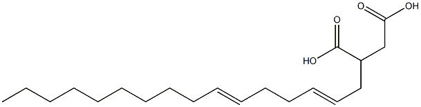 (2,6-Hexadecadienyl)succinic acid Structure