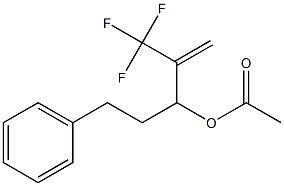 Acetic acid 1-(2-phenylethyl)-2-trifluoromethyl-2-propenyl ester